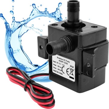 POMPKA WODY ELEKTRYCZNA CIECZY OBIEGOWA WODOODPORNA AD20P 12V 5W 240L/h