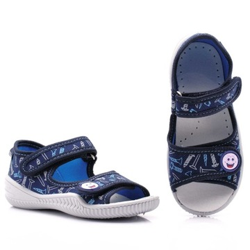 VIGGAMI KAPCIE BUTY SANDAŁKI TYMEK DRUK 26