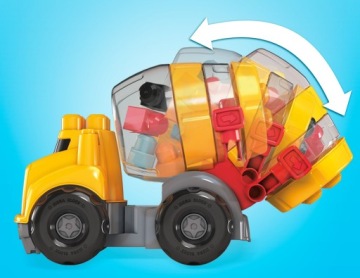 БЕТОНОСМЕСИТЕЛЬ MEGA BLOKS CAT С БЛОКАМИ GFG11