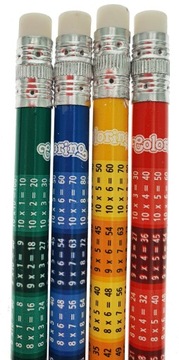 Карандаш с ластиком и таблицей умножения Патио