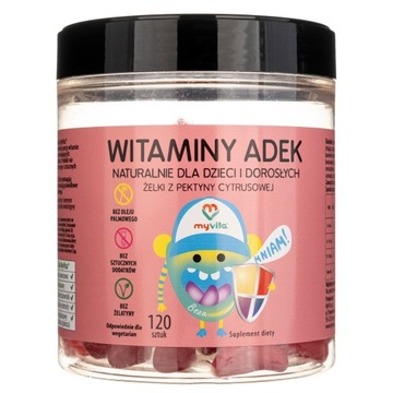 Żelki Witaminy ADEK MyVita dla Dzieci i Dorosłych