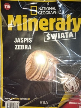 MINERAŁY ŚWIATA 116 / 2024 JASPIS ZEBRA