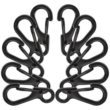 Brelok do kluczy, karabińczyki wspinaczkowe z klamrą sprężynową