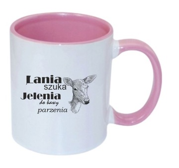 KUBEK ŁANIA SZUKA JELENIA DO KAWY PARZENIA