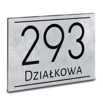 TABLICA Adresowa PCV 32x21 NUMER DOMU Wiele Wzorów