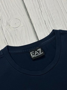 EMPORIO ARMANI EA7 Koszulka T-Shirt Męska Slim Fit Hologram Logo r. M