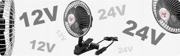 БОЛЬШОЙ АВТОМОБИЛЬНЫЙ ВЕНТИЛЯТОР ВРАЩАЮЩИЙСЯ РЕГУЛИРУЕМЫЙ КОЛЕБАНИЯ 24 В