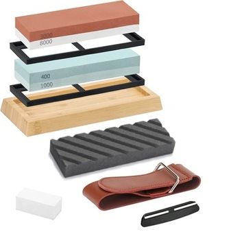 OSEŁKA DWUSTRONNY KAMIEŃ DO OSTRZENIA 5SZT