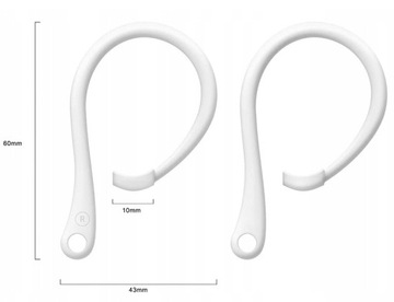 ДЕРЖАТЕЛЬ НА УШЕ ДЛЯ APPLE AIRPODS 1 2 3 PRO