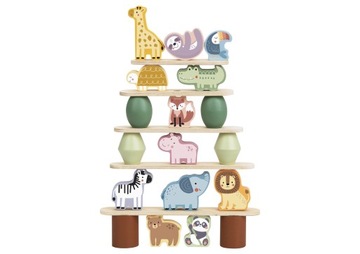 ДЕРЕВЯННАЯ ПАЗЛ-ПАЗЛ ЖИВОТНЫЕ МОНТЕССОРИ ВУПИ ЗЕЛЕНЫЙ