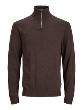 Jack&Jones Sweter 12189339 Brązowy Regular Fit