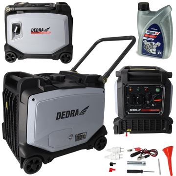 AGREGAT PRĄDOTWÓRCZY DEDRA 3,8 kW 223cm³ AVR Generator prądu Rozruch el AVR