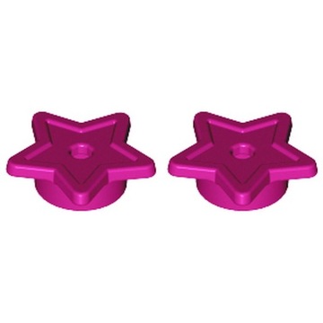 LEGO 11609 Gwiazdka Star Magenta 6210741 2szt NOWE