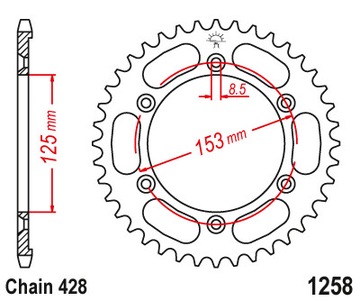 Zestaw napęd-owy Honda XR 125 L Zębatki + łańcuch X-Ring GOLD !!!