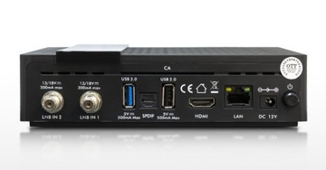 Приемник-тюнер 2x DVB-S2X AB IPBox TWO ANDROID 4K