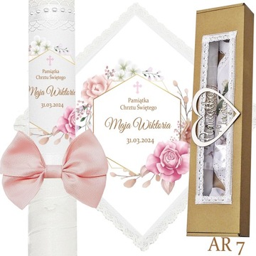 КРЕЩЕННАЯ СВЕЧА КОРОБКА ДЛЯ ОДЕЖДЫ ДЛЯ КРЕЩЕНИЯ