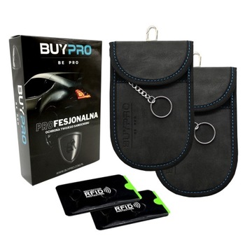 2x ETUI na Klucze Keyless Ochrona Blokada RFID Skóra