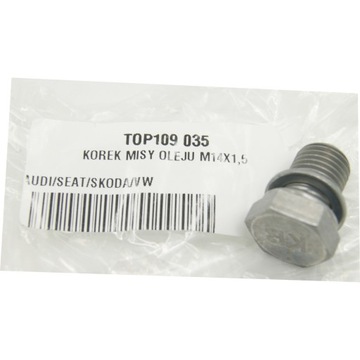 СЛИВНАЯ ПРОБКА МАСЛЯНОГО ПОДДОНА FEBI ДЛЯ AUDI VW SKODA SEAT N91101401