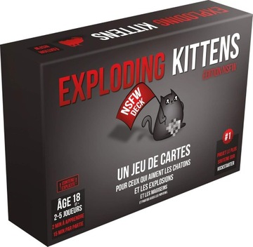 Asmodee NSFW wersja eksplozja kotki gra atmosfery w j. francuskim