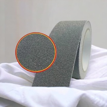 Лента противоскользящая серая 50мм/18м для разметки лестниц.
