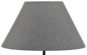 Abażur Do Lampy Klosz Stożek Nowoczesny E27 Szary 20x45 H24 AVOLA