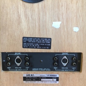 Кассетный магнитофон Akai 1730d сс