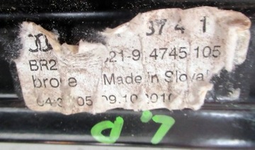 AUDI A5 8T MECHANIZMUS ZVEDÁK OKNO LEVÝ PŘEDNÍ 919417101