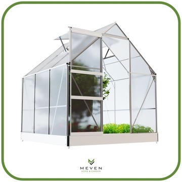 Ogrodowego Polycarbonate House 1.9x1,95 м 3,61 м2 УФ -защита