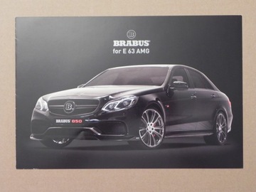 Prospekt - MERCEDES - BRABUS E W212 E63 AMG 2013 r