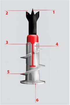 Самосверлящие дюбеля для гипсокартона Fischer DuoBlade 50 шт.