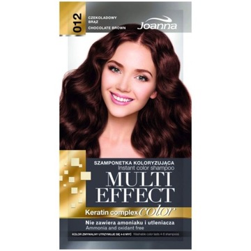 Joanna Multi Effect Szamponetka koloryzująca 012