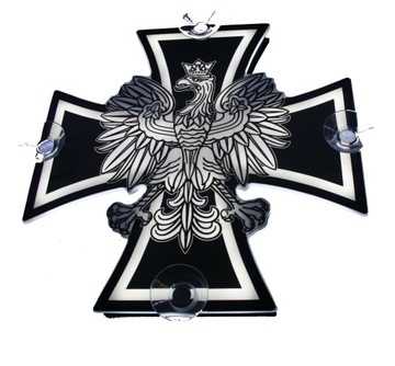 Tabliczka podświetlana krzyż 440_orzeł LOGO TIR