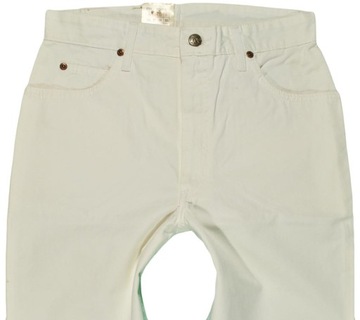 LEE spodnie jeans high slim white OKLAHOMA W26 L31