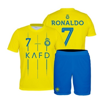 RONALDO strój koszulka spodenki rozmiar 146