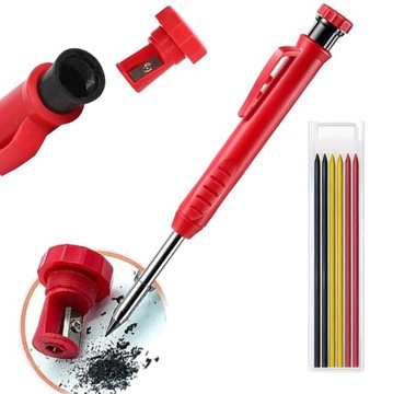 WĄSKI OŁOWEK RYSIK ZNACZNIK AUTOMATYCZNY BUDOWLANY STOLARSKI TEMPERÓWKA