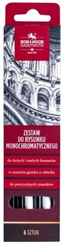 KOH-I-NOOR Zestaw do rysunku monochromatycznego