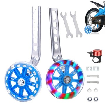 2 шт. вспомогательные колеса для велосипеда, регулируемые, подходят для велосипедов диаметром 16-22 дюйма