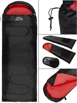 ЛЕГКИЙ СПАЛЬНЫЙ МЕШОК SPORTVIDA С КАПЮШОНОМ