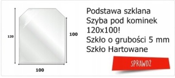 ЗАКАЛЕННОЕ СТЕКЛО ДЛЯ КАМИНА СТЕКЛЯННОЕ ОСНОВАНИЕ 80x70 ЧЕРНОЕ БЕЗОПАСНОЕ СТЕКЛО