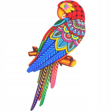 Papuga Tropikalna ściana Art Home Decoration Ptak