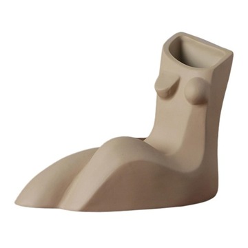 Ceramiczne kobiece ciało Wazon Rośliny Posągi