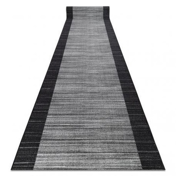 Chodnik antypoślizgowy podgumowany nowoczesny czarny/ szary szer. 120 cm