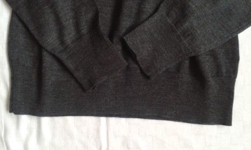 H&M luksusowy sweter wełna merino