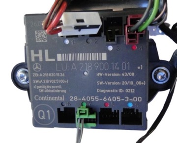 MERCEDES GLK X204 MODUŁ DRZWI LEWE TYŁ A2189001401