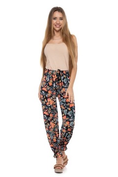 ГИБКИЕ ЖЕНСКИЕ БРЮКИ АЛЛАДИН С ВЫСОКОЙ ПОСАДКОЙ МОДНЫЙ MORAJ XXL