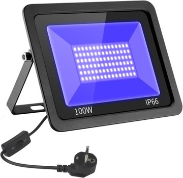 Świetlówka LED UV Eleganted, 100 W, 365 nm, IP66, wodoodporna