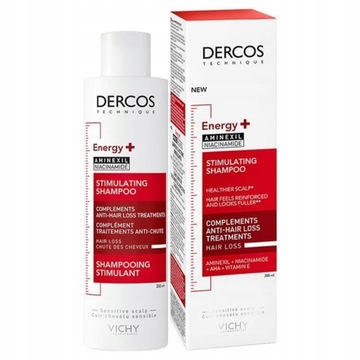 Vichy Dercos Szampon Wzmacniający 200 ml Stymulacja Wzmacniacz Włosów