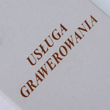 GRAWER USŁUGA DEDYKACJA PERSONALIZACJA NA ALBUMIE