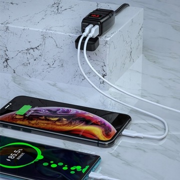 ЗАРЯДНОЕ УСТРОЙСТВО ДЛЯ МОТОЦИКЛА 2x USB QC3.0 БЫСТРАЯ ЗАРЯДКА