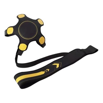 Пояс тренировочный для индивидуальных занятий футболом, универсальный, цвет желтый.